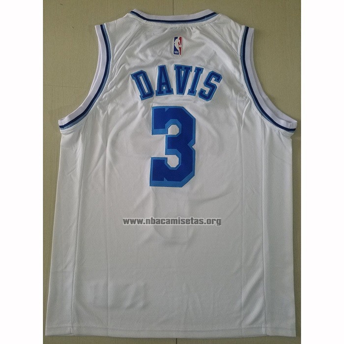 Camiseta Los Angeles Lakers Anthony Davis NO 3 Classic 2019-20 Blanco